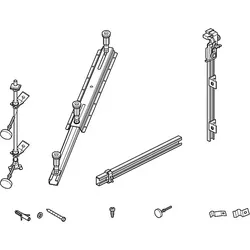 Schürzen-Montage-Set für Fronstschürze Ideal Standard EPUK (IDSK819201) und Hotline rechts (IDSK276001) - K793567