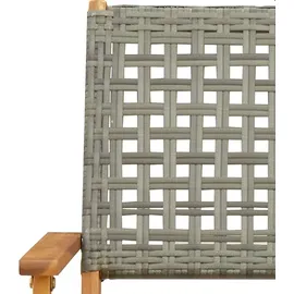 vidaXL Gartenstuhl 54 x 57 x 183 cm grau 8 St.