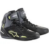 Alpinestars Faster-3 Drystar Motorradschuhe - Black / Gray / Yellow Fluo - EU 45 1/2