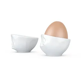 Fiftyeight PRODUCTS Eierbecher Set - Lecker in weiß