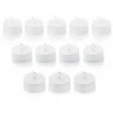 InnovaGoods LED-Teelicht-Set Romandle 12 St. weiß
