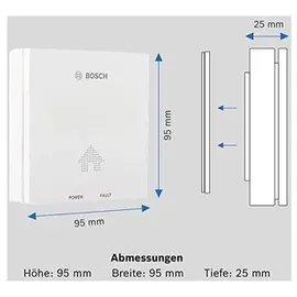 Bosch Kohlenmonoxid-Melder, weiß (7736606211)