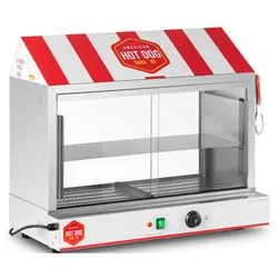 Royal Catering Hot Dog Steamer - 300 Würstchen - 100 Brötchen - 2.400 W
