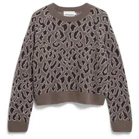 ARMEDANGELS Damen Diliriaa Leopaa Pullover (Größe L, braun)