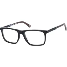 botaniq Brille mit Sehstärke für Herren optional mit Sonnenbrillentönung oder Blaulichtfilter, Rechteckig, gefertigt aus Acetat, Modell: BIO-1026-104 (inklusive Brillenetui)