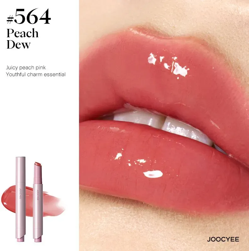 JOOCYEE LONG-LASTING GLOSSY ROUGE 564 PEACH DEW