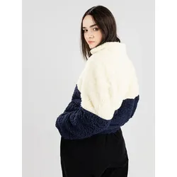 Kazane Zoe Sweatjacke white asparagus / peacoat Gr. M