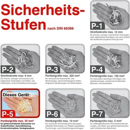 HP Pro Shredder 12MC Schwarz