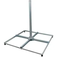 PremiumX Balkonständer PROFI 4x 50x50cm Stahl 1m Mast 60mm