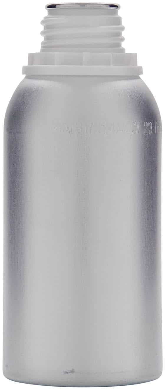Aluminium fles, 275 ml, metaal, zilver, monding: DIN 32