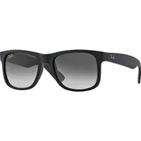 Ray-Ban Justin RB4165 601/8G 54 rubber black / grey gradient