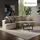 Juskys Eckcouch Samt 4-Sitzer Beige