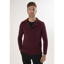 Felix Hardy Cardigan mit gekerbtem Kragen Rot XL
