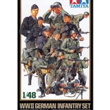 TAMIYA 300032512 1:48 WWII Figuren-Set Deutsche Infanterie (15)