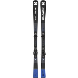 Salomon Herren All-Mountain Ski E S/MAX X7 Ti +, Black/Race Blue/White, 175