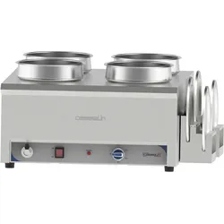 Bain-marie Wasser beheizt für Sauce 4 x 7,5L CBMES475 Casselin