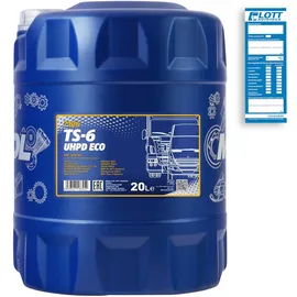 Mannol TS-6 UHPD Eco 10W-40 API CI-4/SL Motorenöl, 20 Liter