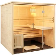 Harvia Alaska View Massivsauna aus Fichte Saunakabine ca. 208x206x204 cm