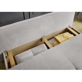Jockenhöfer Schlafsofa Polyester 2-Sitzer Grau