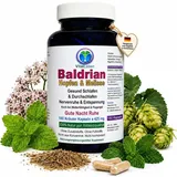 Vitalleben GUTE NACHT Baldrian Hopfen Melisse Kapseln 180 St.