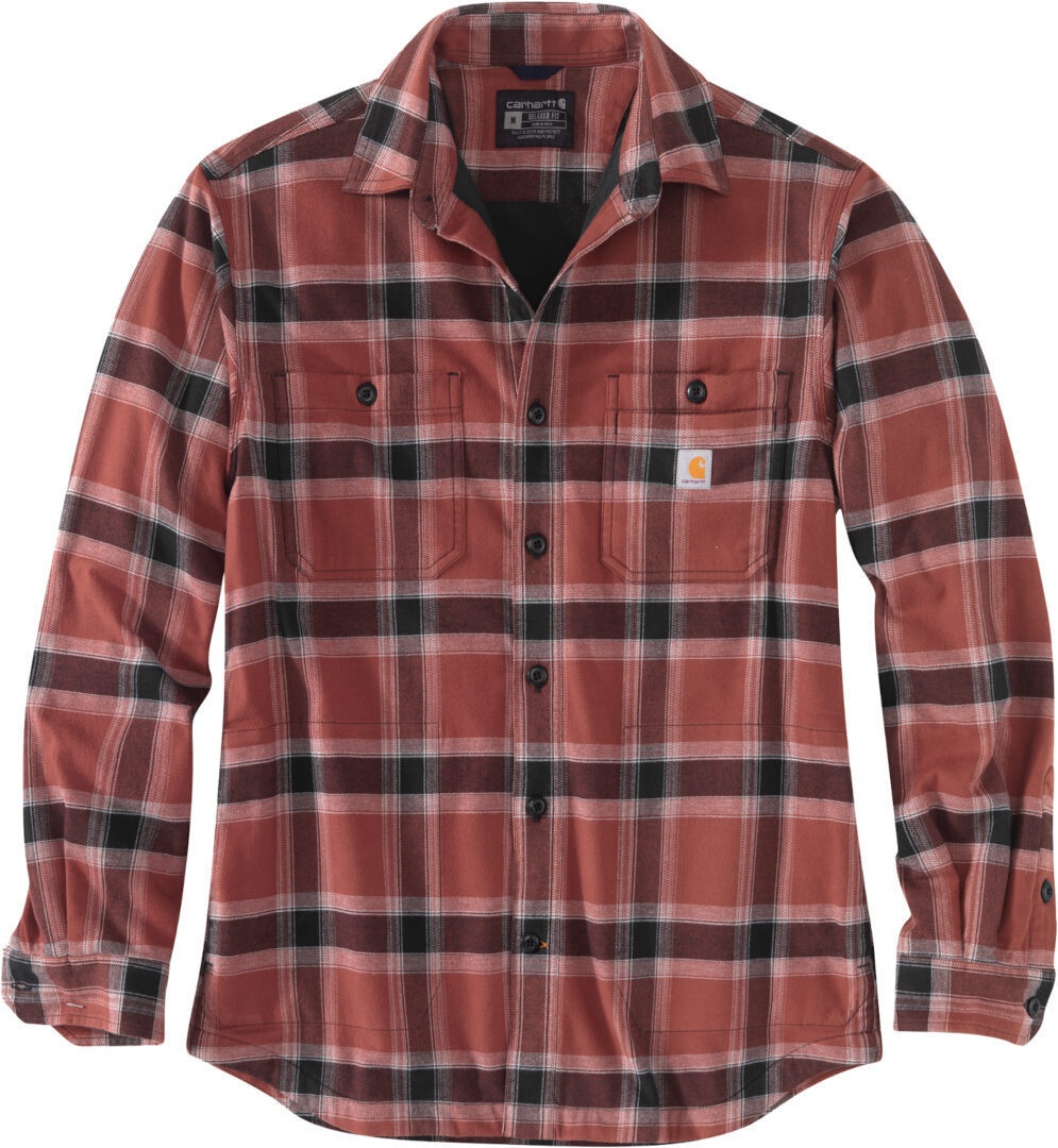 Carhartt Hamilton Fleece Lined overhemd, rood, 2XL