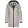Ragwear Warmer Damen Wintermantel Shiny Steppmantel aus glänzendem Material mit Kapuze Roobie Long YOUMODO Zinc Gr. M - M
