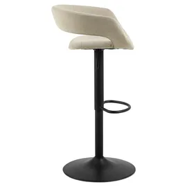 Actona 2er Set Actona Barhocker Grace Stoff Beige Sand