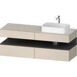 Duravit Waschtischunterschrank wandhängend „Qatego“ 160 × 60 × 55 cm