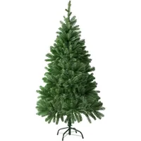 Tectake Weihnachtsbaum 180 cm 742 Spitzen und Spritzguss-Nadeln grün