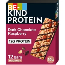 Be-Kind Proteinriegel Dark Chocolate Raspberry Riegel 12 x 50 g