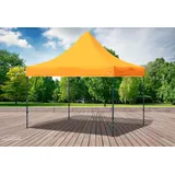 Faltpavillon Faltzelt Pavillon 3x3m Orange Gartenzelt Klappzelt Wasserdicht