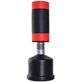Homcom Standboxsack Boxpuppe Boxdummy 158-186 cm höhenverstellbar für Boxtraining und Fitness, schwarz-rot Aosom.de