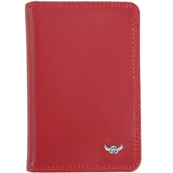 Golden Head Polo Kreditkartenetui Leder 6 cm rot Rot
