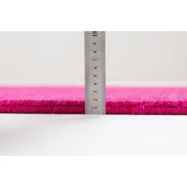 OTTO home Wollteppich OTTO HOME "Karchau", pink, B:60cm H:13mm L:90cm, Schurwolle, Teppiche, Handweb Teppich, meliert, reine Wolle, handgewebt, brilliante Farben