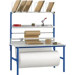 Packtischset B1600xT800xH2205mm Aufbauten Variante 2 - 9000486277