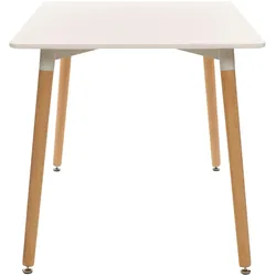 ITALIAN DESIGN Großer nordischer Tisch, 120 cm x 80 cm x 72 cm