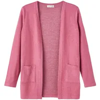NAME IT Mädchen Nkfvicti Knit Card Noos Pullover, Rose Wine, 158-164