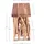 creedwood Beistelltisch Natur Beige Teak 30 x 45 x 48 cm
