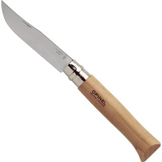 Opinel O001084 Taschenmesser, beige, 12 cm, Hartholz Braun