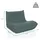 hjh living Sessel Sitzolo Stoff 0 x 0 x 0 cm Taubenblau