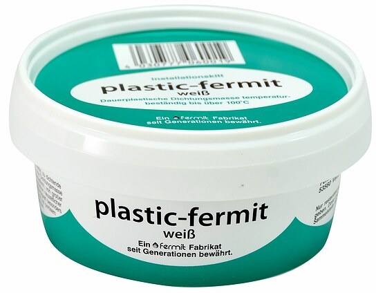 PLASTIC-FERMIT weiß - Dichtungsmasse - dauerplastisch und geschmeidig - 250 g Dose ** 100g/1,24 EUR