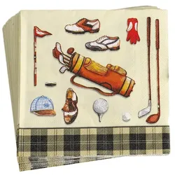 Golfgeschenk Papierservietten