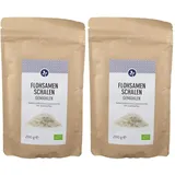 Flohsamenschalen gemahlen Bio Pulver 2x 2x200 g