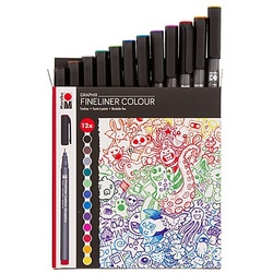 Graphix Fineliner Colour "Doodle Supreme", 12 Stifte
