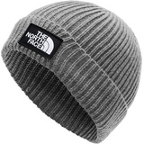 THE NORTH FACE NF0A3FJXDYY TNF Logo Box Cuffed Beanie Hat Unisex Adult Medium Grey Heather Größe OS