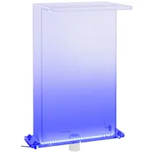 vidaXL Wasserfall Element mit RGB-LEDs Acryl 51 cm