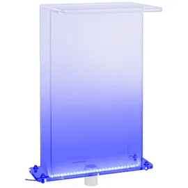 vidaXL Wasserfall Element mit RGB-LEDs Acryl 51 cm