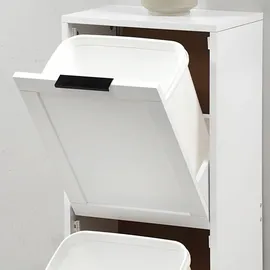 KESPER Küchenwagen mit Mülltrennsystem, weiß