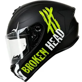 Broken Head Adrenalin Therapy 4X Schwarz-Weiß Matt XS (53-54 cm)