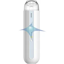 Baseus A2 Akku Handstaubsauger Auto Staubsauger Kabelloser Autostaubsauger 70W 5000mAh in Weiß